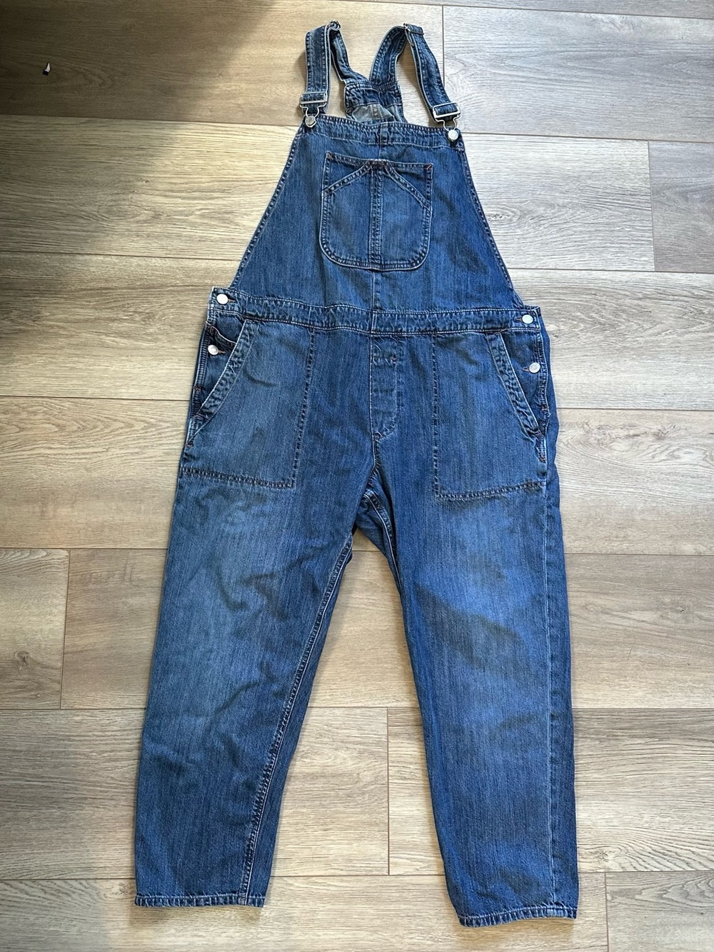 GAP Women's Denim Overalls in Blue